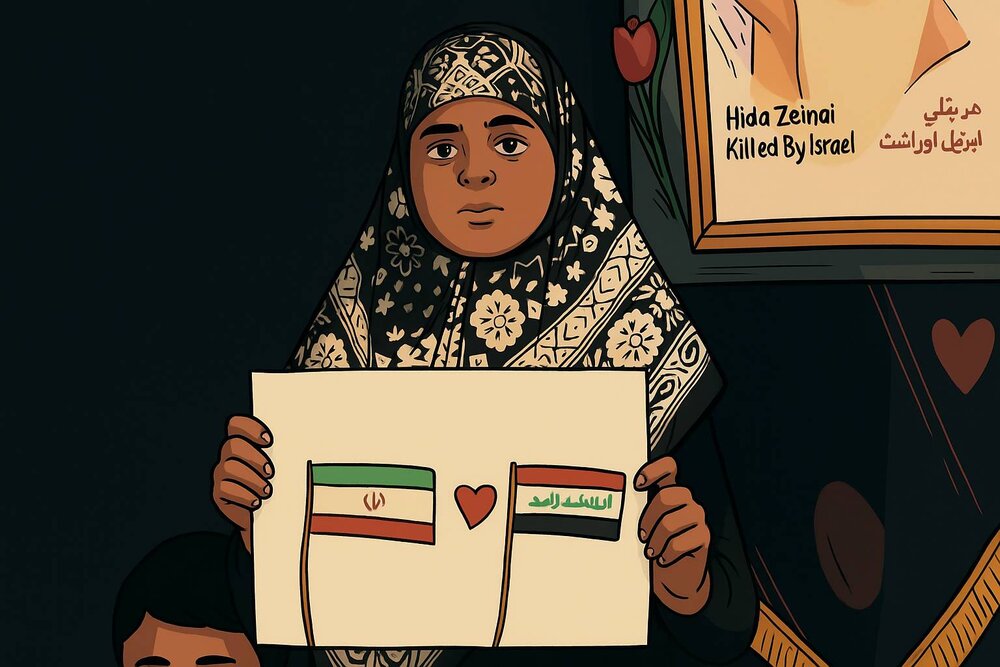 استقبال کودکان عراقی از پردیس فرهنگی محبان الرضا «ع» در طریق الحسین علیه السلام / ادای احترام به شهدای غزه و جنگ ۱۲ روزه در موکب منطقه ۱۳