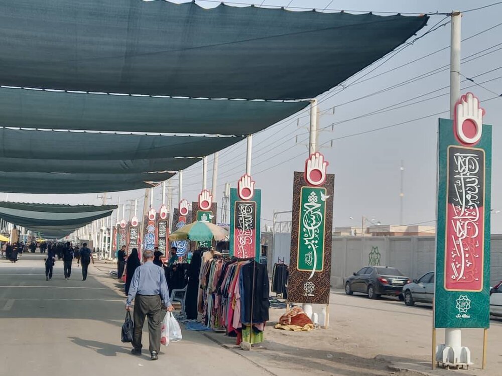 روایتگری عاشورایی در مسیر زائران اربعین در شلمچه