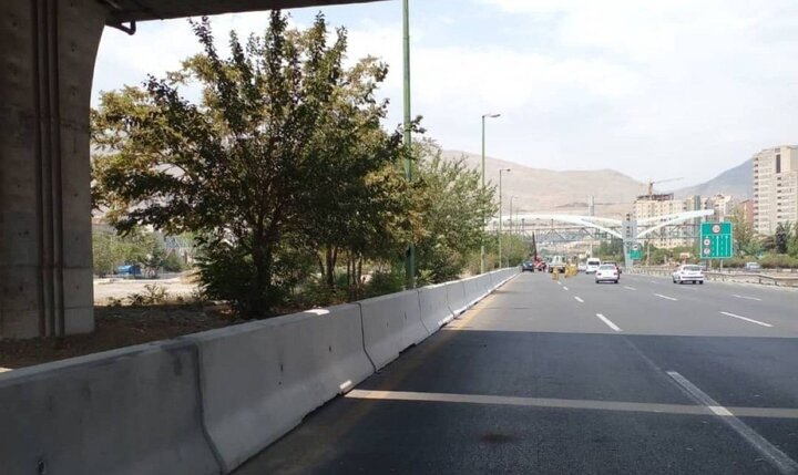 ایمن‌سازی بزرگراه آزادگان با نیوجرسی‌های بتنی؛ کاهش ۲۶ درصدی تصادفات فوتی در منطقه ۲۲