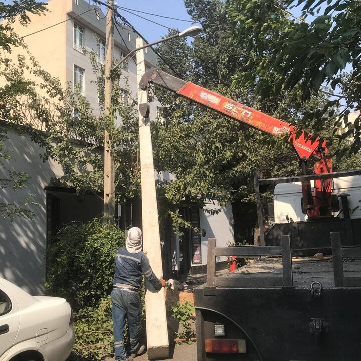 رمپ پل شهید باقری در آستانه بهره‌برداری قرار گرفت