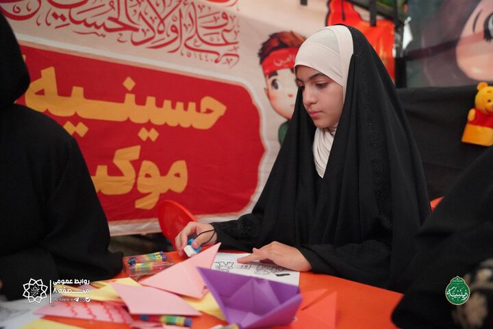  میزبانی از بیش از ۱۵۰۰ مادر و کودک در قرارگاه زینبیه شهر کربلا 