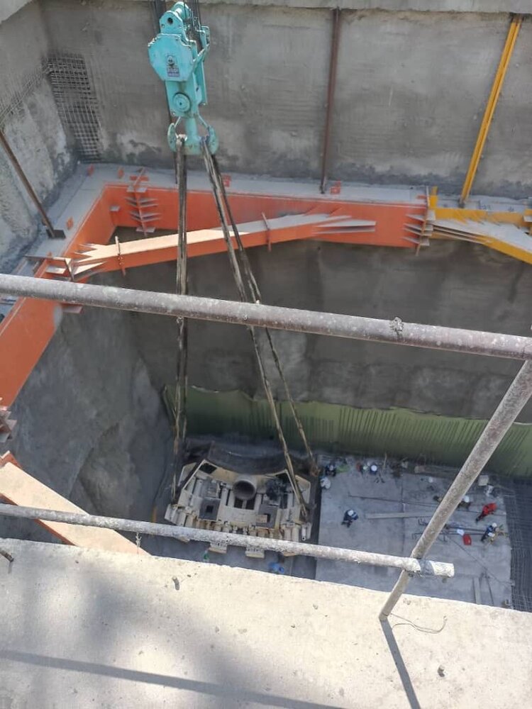 آغاز به کار دومین دستگاه حفار مکانیزه خط ۱۰؛ پاییز