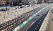 تقاطع غیرهمسطح جنت آباد- آبشناسان به بهره‌برداری  رسید