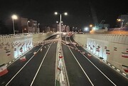نورپردازی و فضاسازی در تقاطع غیرهمسطح بزرگراه شهید آبشناسان- جنت آباد