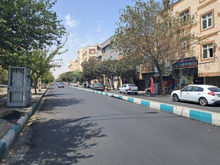 اتمام عملیات آسفالت مکانیزه خیابان بهمنیار در قالب طرح «من شهردارم» 