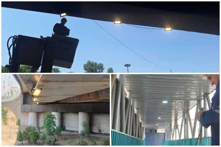 تامین روشنایی اماکن ناایمن منطقه ۱۱/ پاسخ به مطالبات مردمی در کوتاه‌ترین زمان 