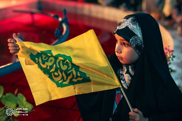  شکوه عزاداری شهادت امام رضا(ع) در منطقه امام‌رضایی‌ها 