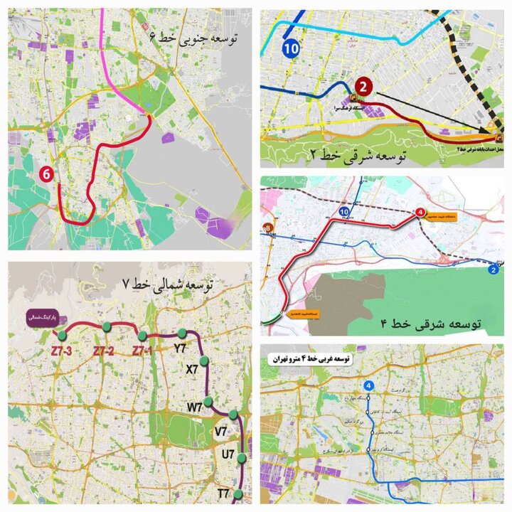 توسعه خطوط هفتگانه شبکه مترو، پروژه‌ای در مقیاس احداث یک خط جدید