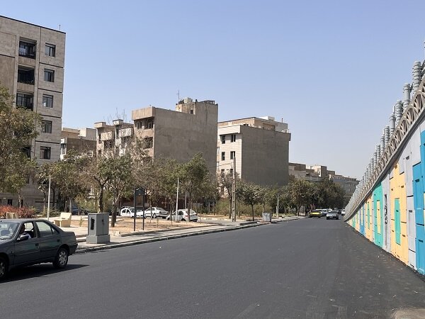 بهسازی خیابان میثاق در منطقه ۱۹ با صرف ۴۲۰ تن آسفالت
