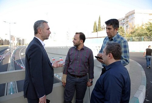 رصد میدانی شهردار منطقه ۵ از پروژه‌های عمرانی منطقه