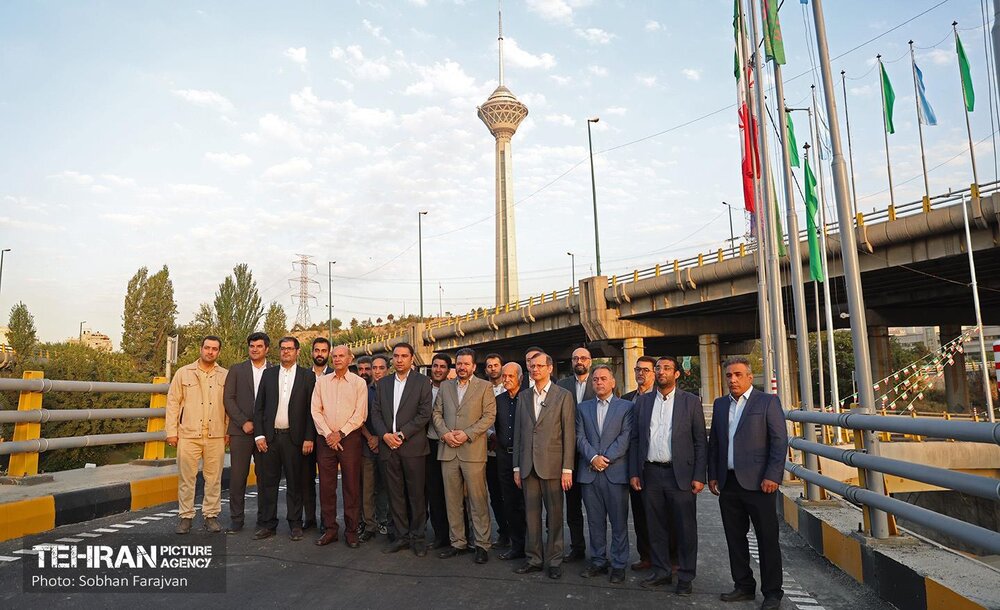 بهره‌برداری از دوربرگردان غیرهمسطح شمال به شمال بزرگراه چمران