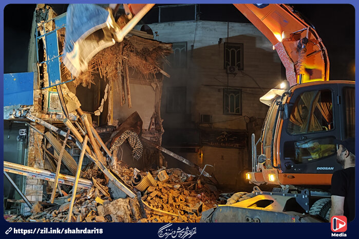 عملیات تعریض محور شهید زندیه به میرهاشم سرعت گرفت 