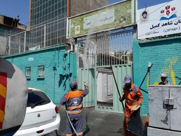 تجهیز و بهسازی مدارس سطح منطقه ۱۱ برای استقبال از بهار تحصیلی