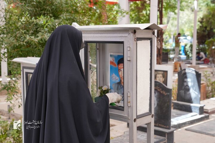 اجرای طرح ساماندهی و احیاء حجله‌های شهدا در بهشت زهرا(س)/ برگزاری پویش «از خانه‌ها تا حجله‌ها» 