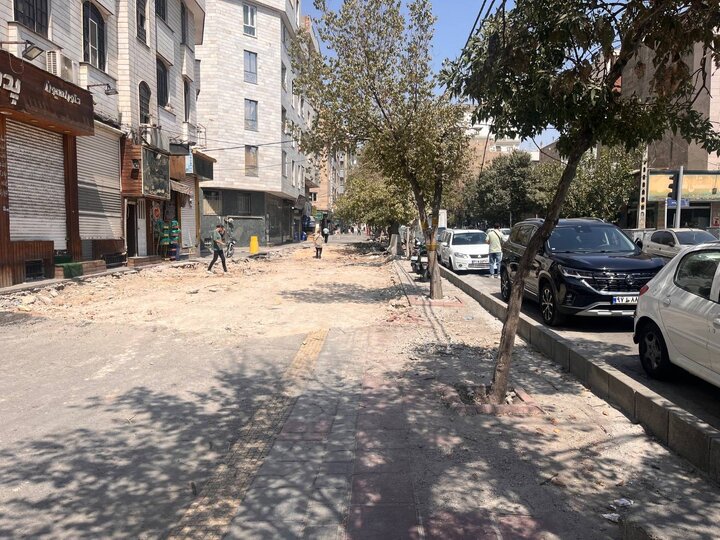 آغاز عملیات تعریض خیابان میثاق در منطقه ۱۹