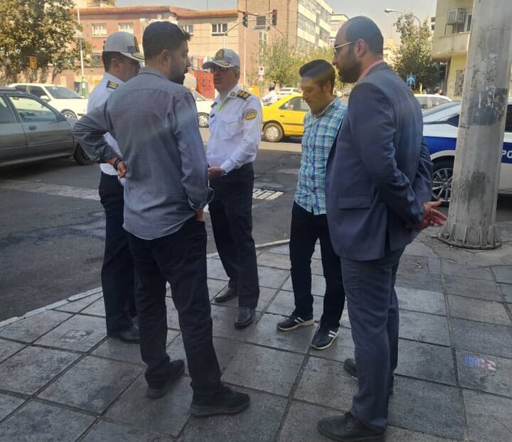 بازدید مدیران شهری منطقه ۱۱ از مسیرهای پرتردد و پرخطر منطقه
