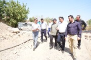 بازدید شهردار منطقه ۹ از پروژه‌های ابنیه و راه منطقه