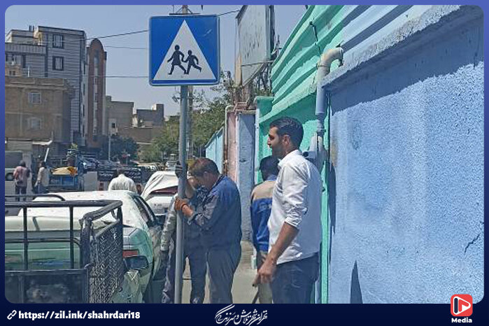 معابر منتهی به مراکز آموزشی جنوب‌غرب تهران ایمن‌سازی شدند 