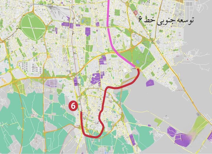 توسعه خطوط هفتگانه شبکه مترو تهران با ساخت ۳۵ کیلومتر مسیر و ۲۲ ایستگاه جدید