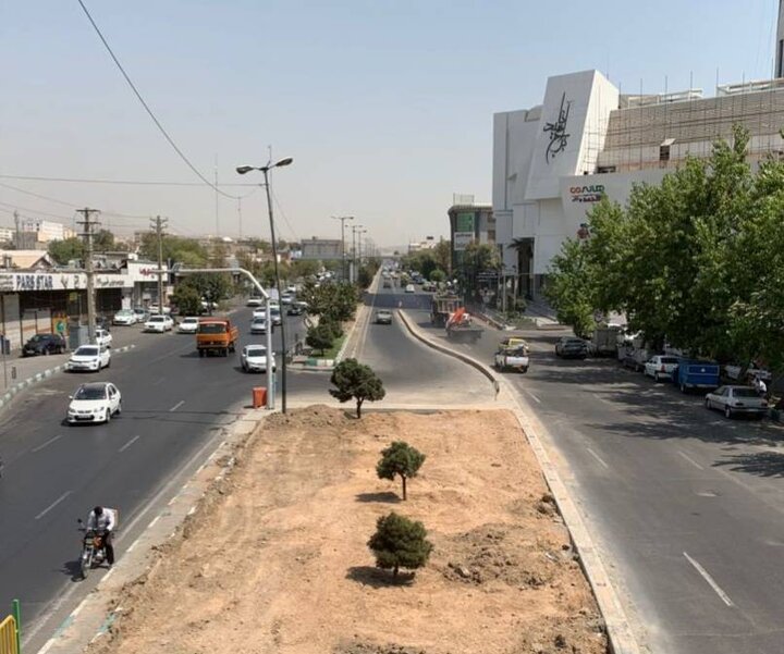 تکمیل و بهره‌برداری دوربرگردان شرق به شرق خیابان دماوند 