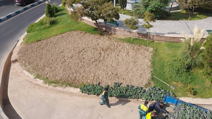 بوستان‌های شاخص منطقه ۸ میزبان فرش گل‌های فصلی 