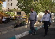بازدید میدانی مدیرکل فنی و عمرانی شهرداری تهران از پروژه‌های ناحیه ۷