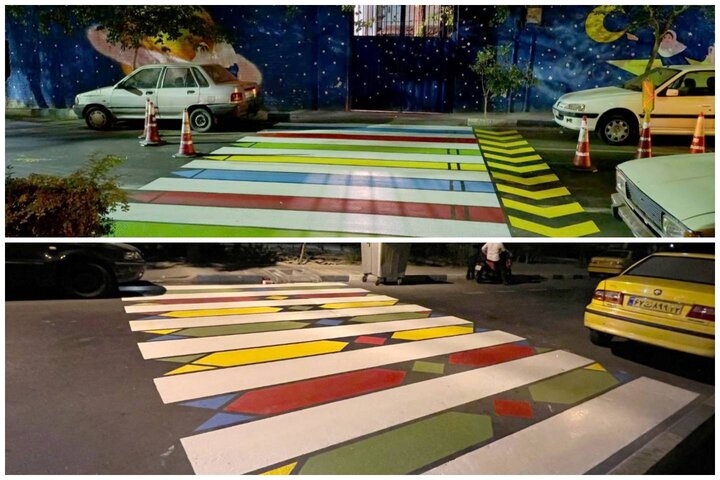 منطقه ۱۱ با خط‌کشی‌های رنگی به استقبال از مهر می‌رود