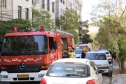 نجات جان ۱۸ نفر از آتش‌سوزی مجتمع مسکونی در مرزداران
