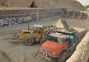 ️۵۰۰ متر مکعب رسوب‌برداری از کانال شهید باکری