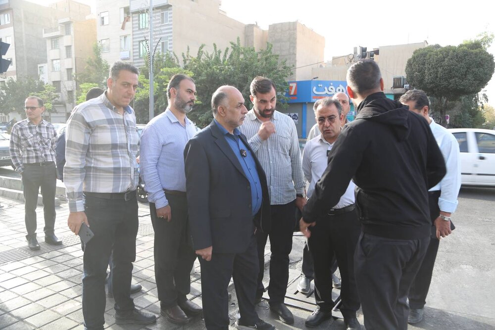 طرح ۳۶۰ درجه در منطقه ۱۰؛ فیاض روند تحول شهری را از نزدیک بررسی کرد 