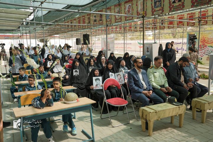 نواخته شدن پانزدهمین زنگ "دانش‌آموز شهید" در گلزار شهدای بهشت زهرا(س)