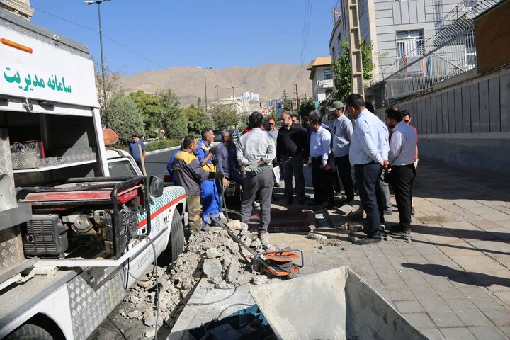 پایش میدانی طرح‌های عمرانی شمال‌غرب تهران؛ تمرکز بر بهسازی و ایمنی شهری