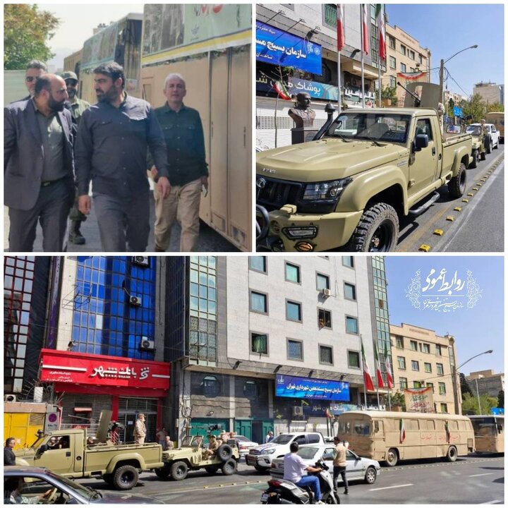 اتوبوس‌های گل اندود و سرودهای حماسی؛ یاد جبهه‌ها در قلب تهران زنده شد
