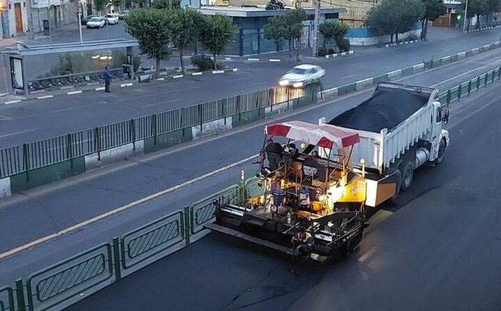 ۷۹هزار مترمربع از معابر منطقه ۹ بهسازی شد