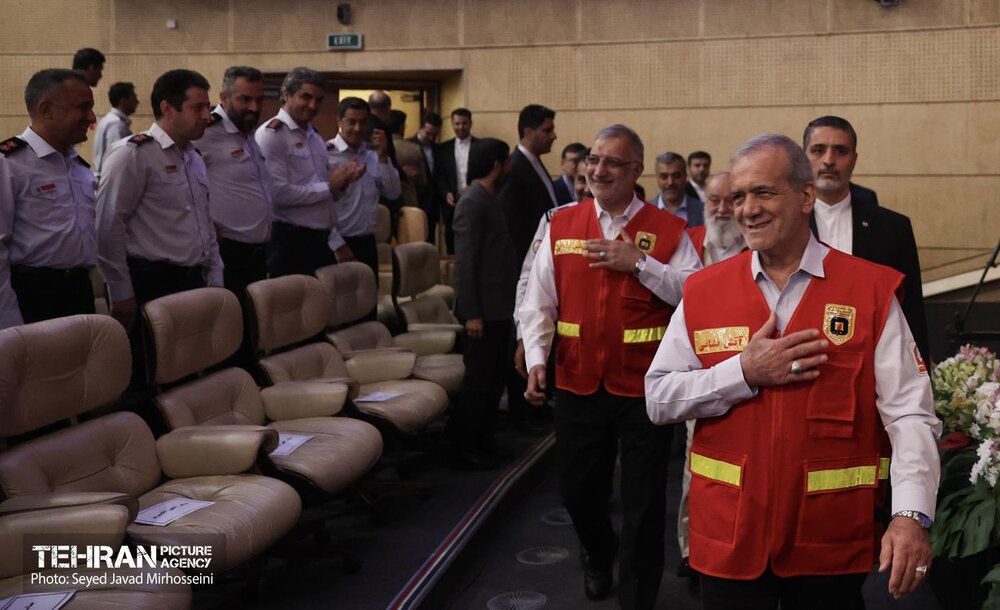 مراسم گرامیداشت روز آتش‌نشان