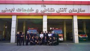 دیدار شهردار منطقه ۲۱ با آتش‌نشانان در روز آتش نشانی و تجلیل از فداکاری‌های مدافعان جان و مال مردم