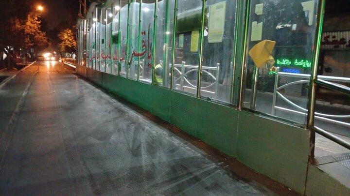 زیباسازی ایستگاه‌های اتوبوس سطح منطقه ۱۱ آغاز شد