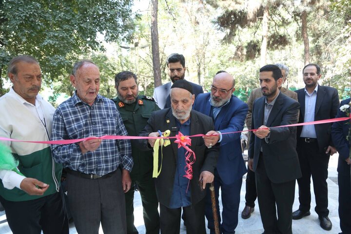 افتتاح حسینیه بوستان رضوان و برگزاری یادمان شهید گمنام در منطقه ۱۰