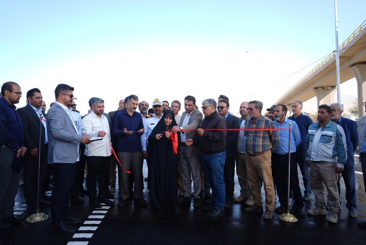 افتتاح مسیر جنوب به شمال بزرگراه آیت‌الله سعیدی