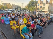 حضور تماشاخانه سیار ویژه کودکان شهر تهران در منطقه ۵ و ۱۷ 