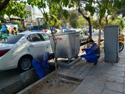 طرح شستشو و مرمت المان‌های شهری در منطقه ۴