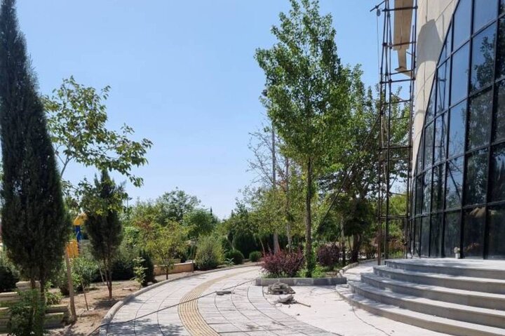 ۶۰۰ متر مربع اطراف خانه کشتی شهدای شمیران نو در بوستان الغدیر مناسب‌سازی شد