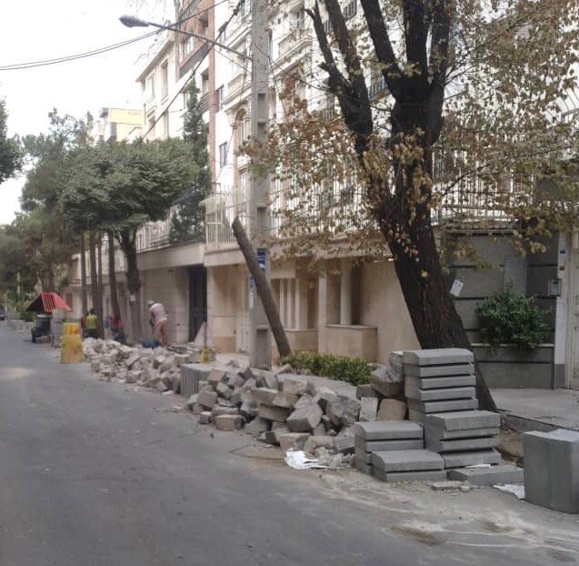 آغاز فاز جدید بهسازی معابر منطقه۸