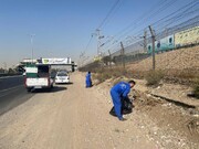 اجرای طرح جمع‌آوری پسماند خشک در حاشیه خط ۵ مترو و بزرگراه شهید فهمیده