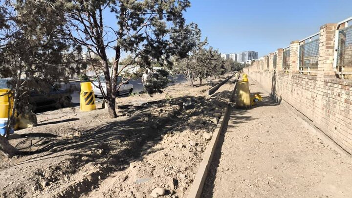 آغاز احداث پیاده‌رو و مسیر دوچرخه‌سواری در بلوار علی دایی