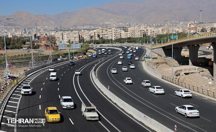 آیین افتتاح دسترسی شمال به جنوب بزرگراه آیت‌الله سعیدی
