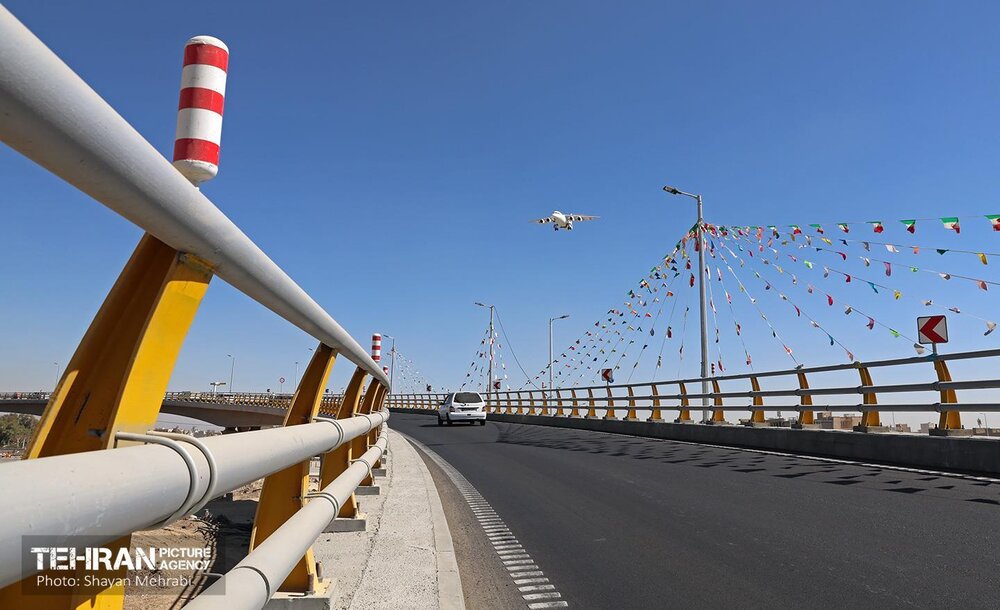 آیین افتتاح دسترسی شمال به جنوب بزرگراه آیت‌الله سعیدی