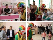 خلق روز شاد در بخش کودکان بیمارستان شهید مدرس با اجرای «مهر کودکی»