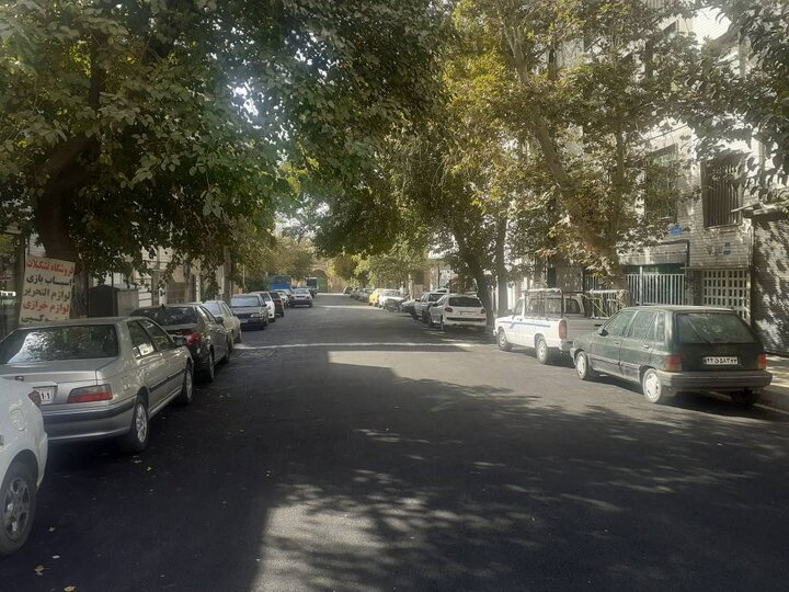 نوسازی آسفالت معابر محلات مرکزی منطقه ۱۱