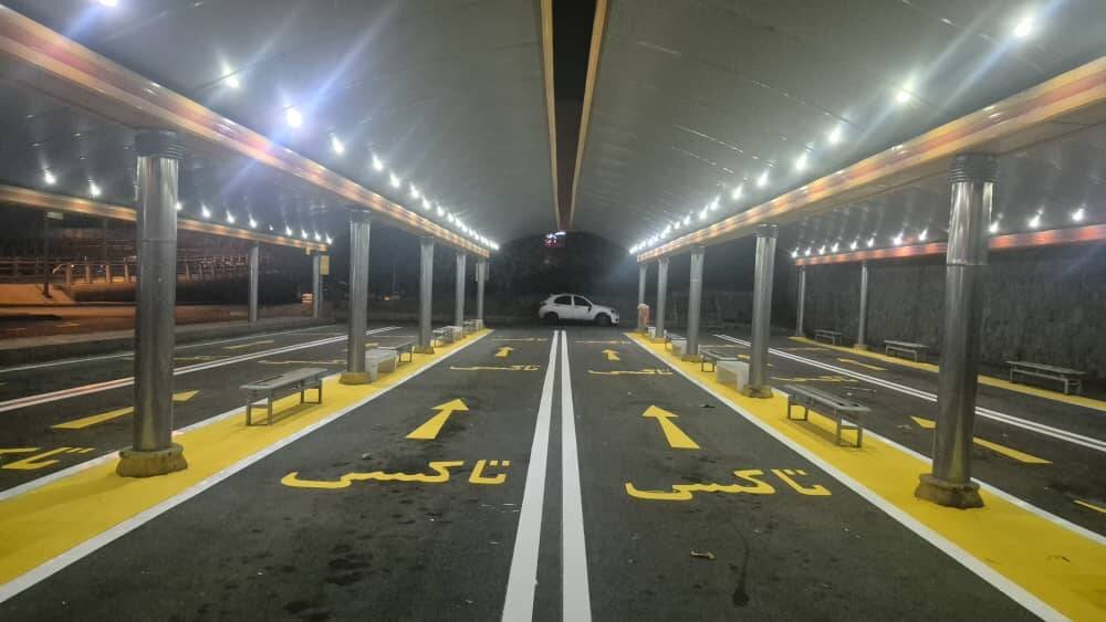 احداث دوربرگردان بزرگراه شهید صیاد شیرازی و خطکشیهای ترافیکی در منطقه یک